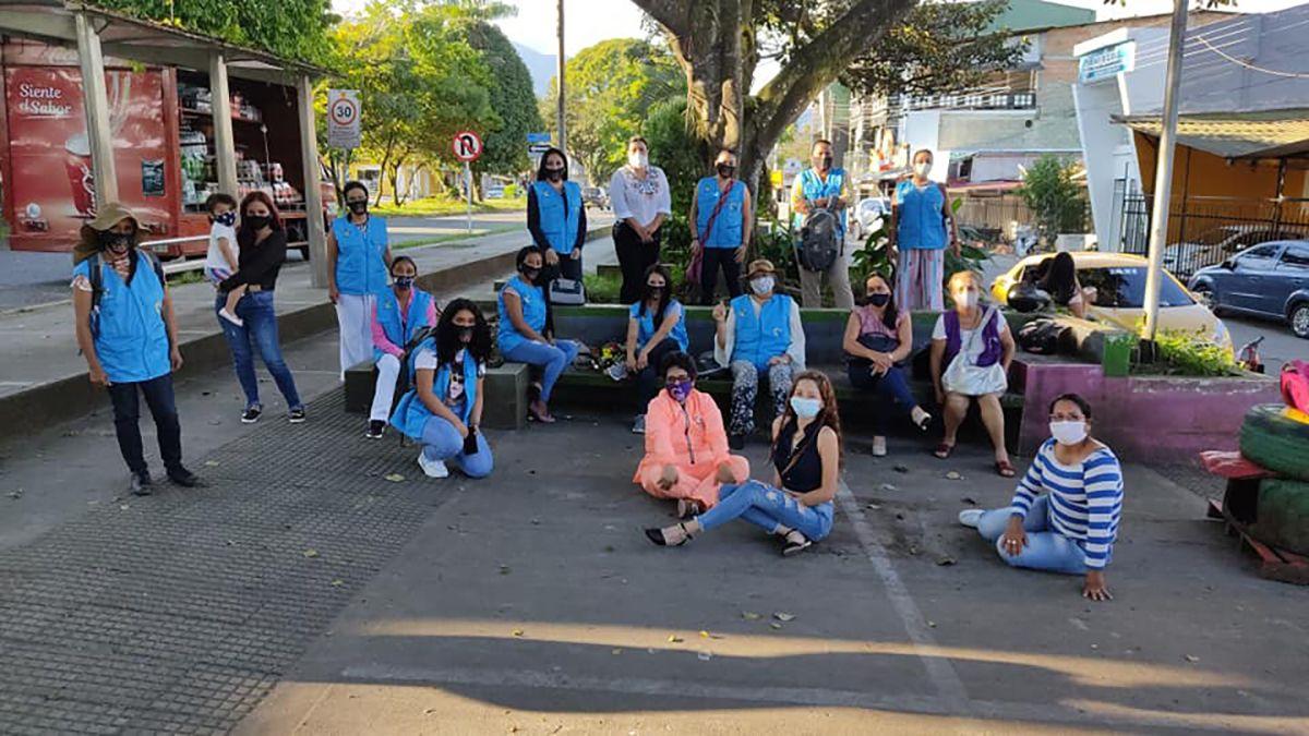 Guardians of the Water in Mocoa. Photo: Alliance of Women Weavers of Life.