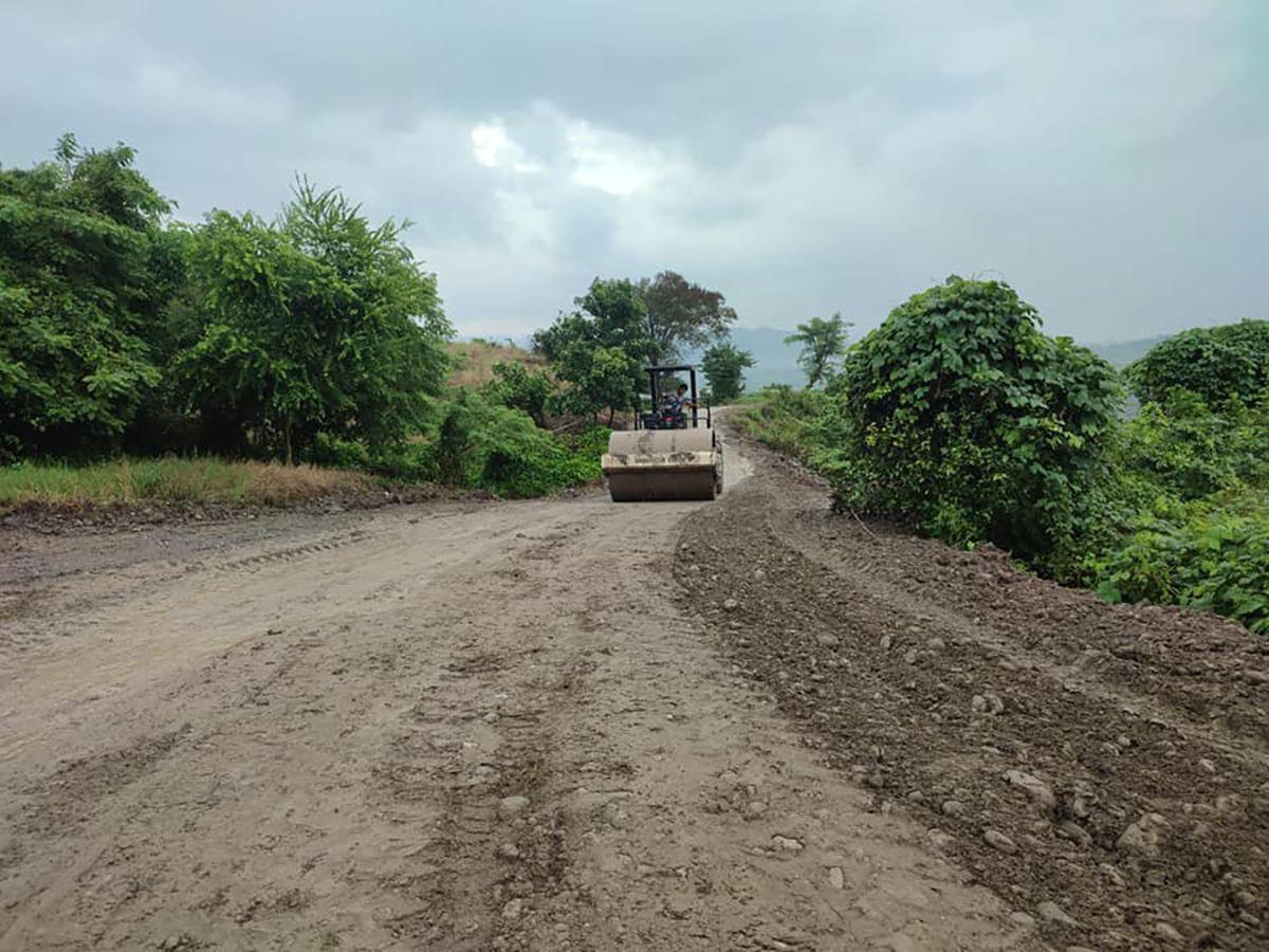 Camino en el municipio de Pantepec, Puebla. Foto: Gobierno municipal de Pantepec.