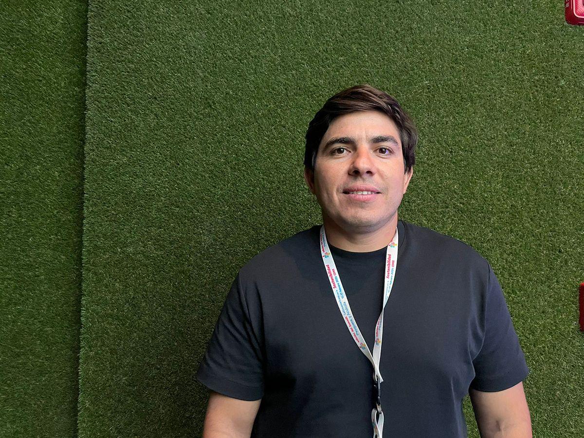 Alan Espinoza, co-founder of Bendito Mar Seafarm. Photo: Juan Luis Garcia.