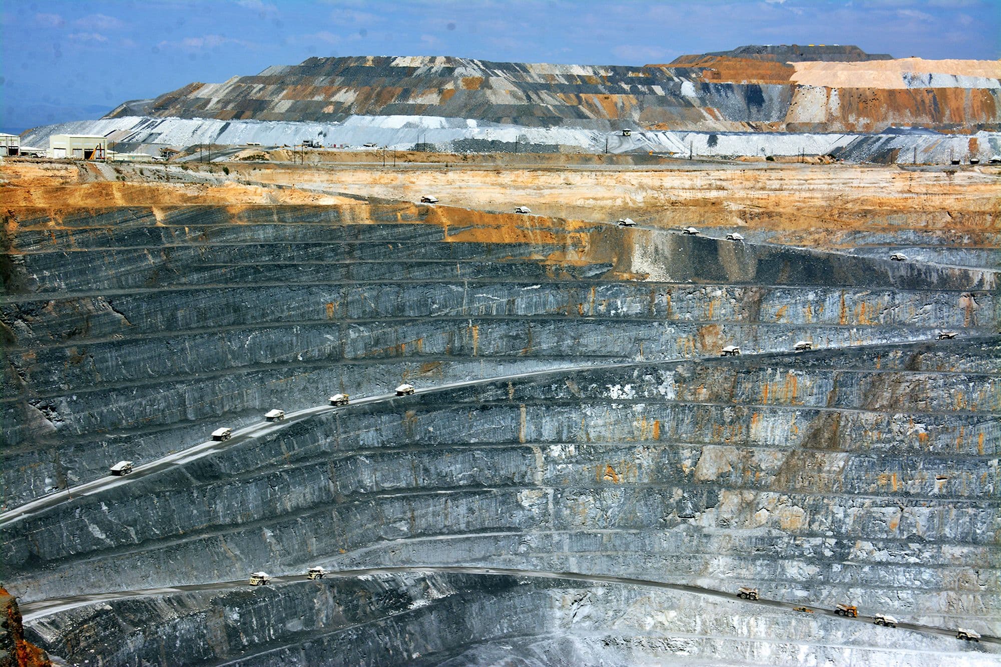 Mina Peñasquito, de Newmont-Goldcorp, en Mazapil, Zacatecas. Fotografía: Alfredo Valadez Rodríguez, 2020.