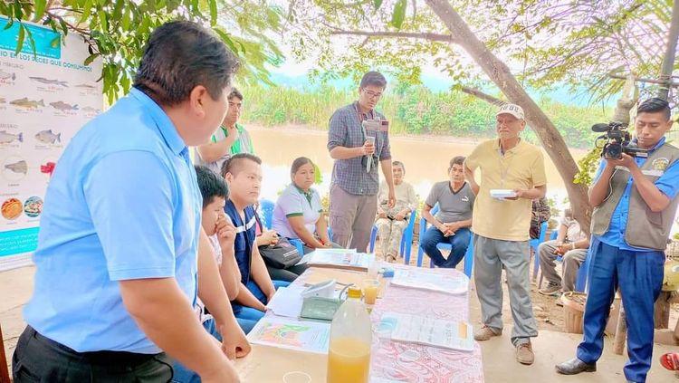 La CPILAP, junto con personal del Ministerio de Salud de Bolivia ya comenzaron los recorridos para informar sobre los resultados del estudio a las poblaciones indígenas que participaron. Foto: Central de Pueblos Indígenas de la Paz (CPILAP)