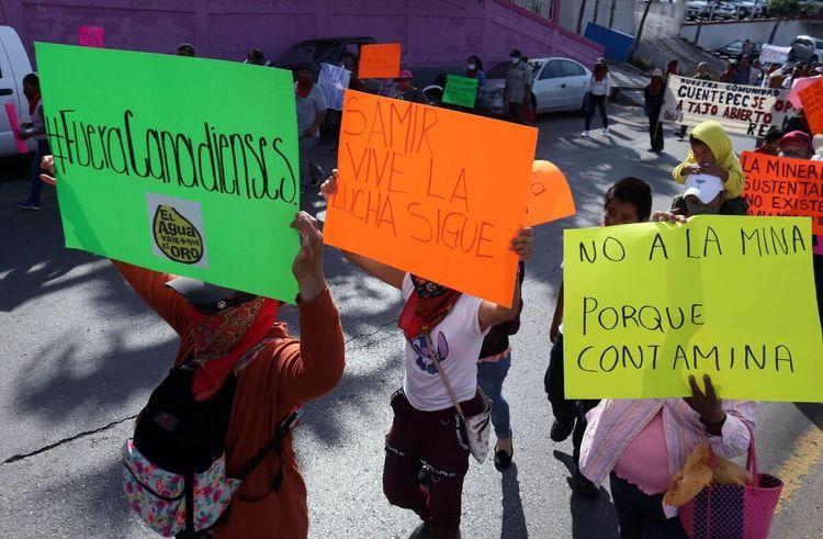 In Mexico, mines owned by Canadian companies have generated conflicts over the defense of territory in different states of the country. Photo: Margarito Pérez Retana/cuartoscuro.com